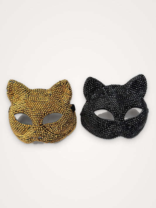 Antifaz gato brillos
